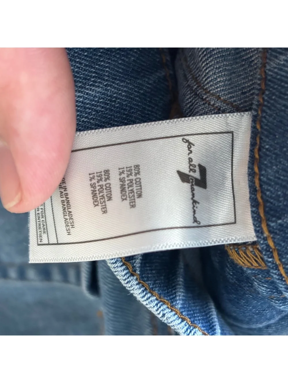 7 For All Mankind Toddler Girls Light Wash Bootcut Flare Jeans Size 2T
